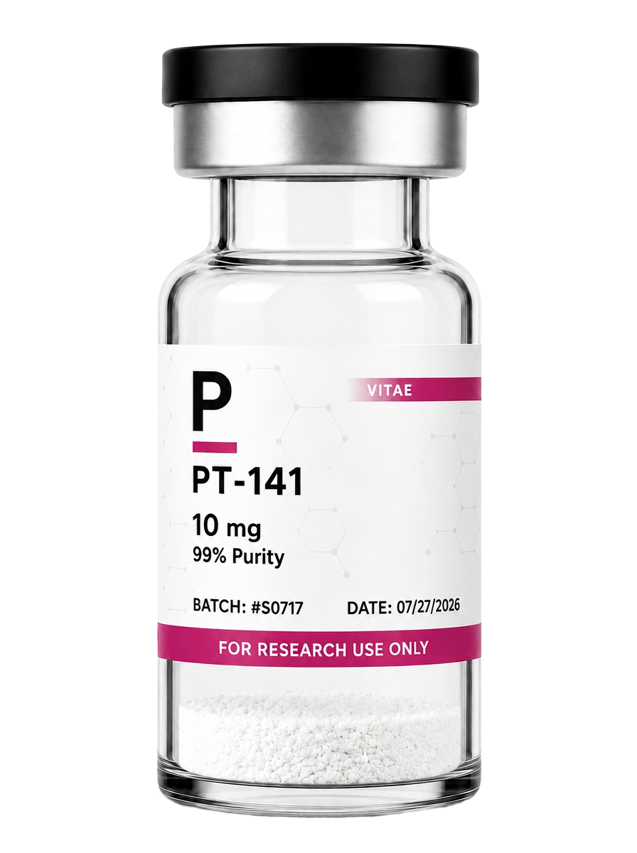 Vial de PT-141, 10 mg